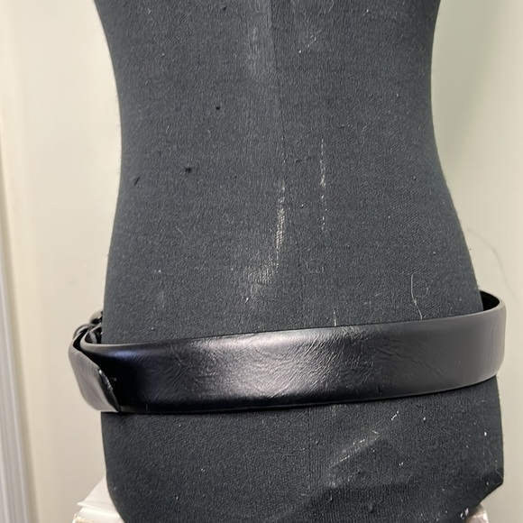 Donald J. Trump Signature Collection Black Leather Belt Size 36/90 - Picture 7 of 8